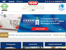 Tablet Screenshot of igorgorgonzola.com